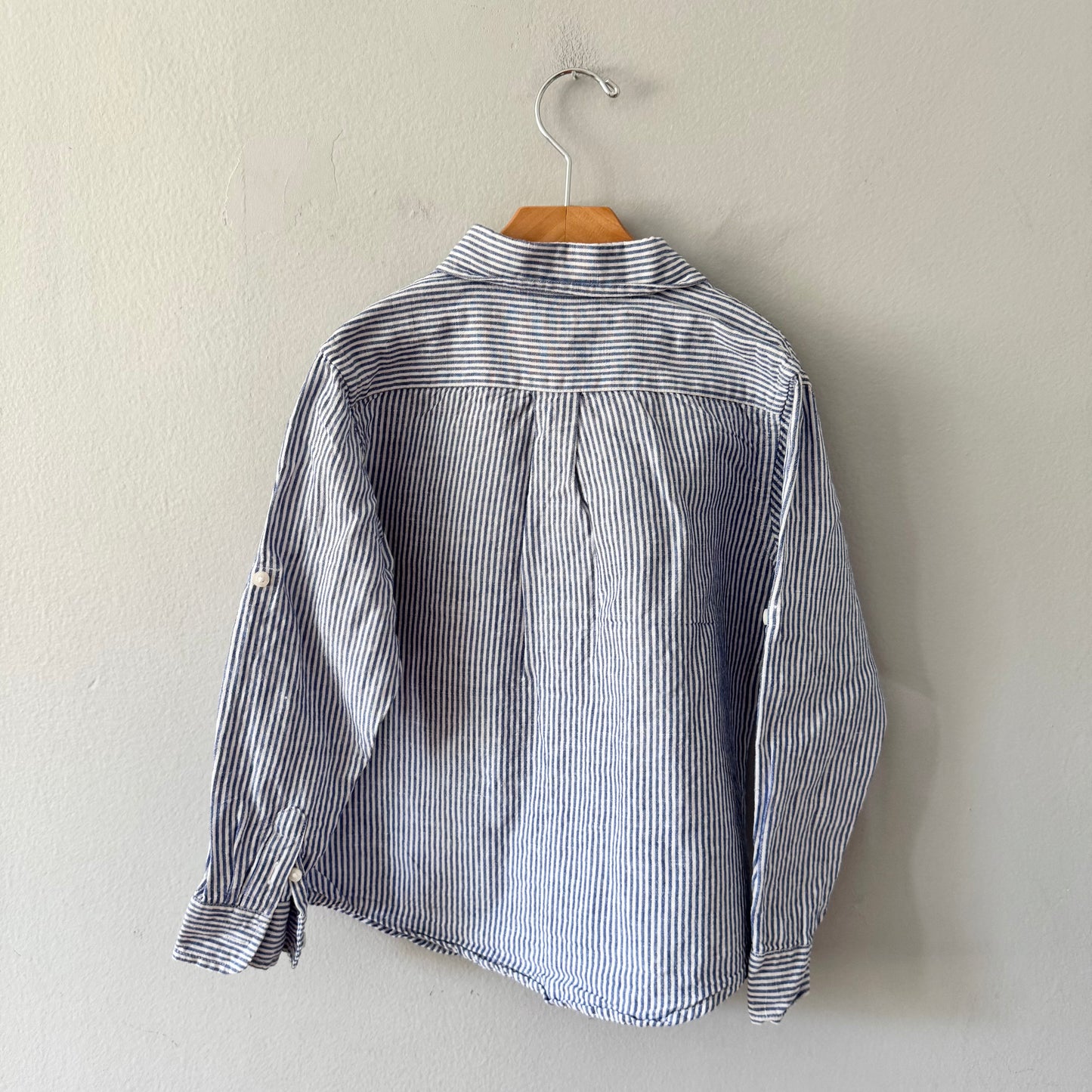 Janie & Jack / Linen & cotton shirt / 6Y