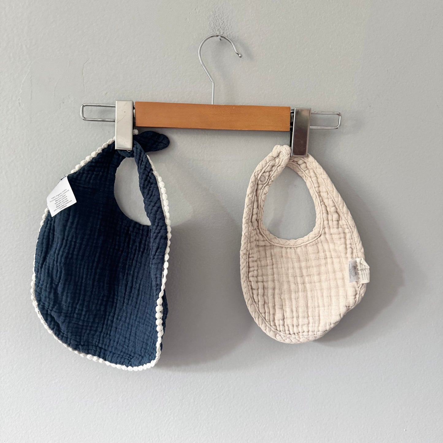 Organic cotton bib - Set of 2