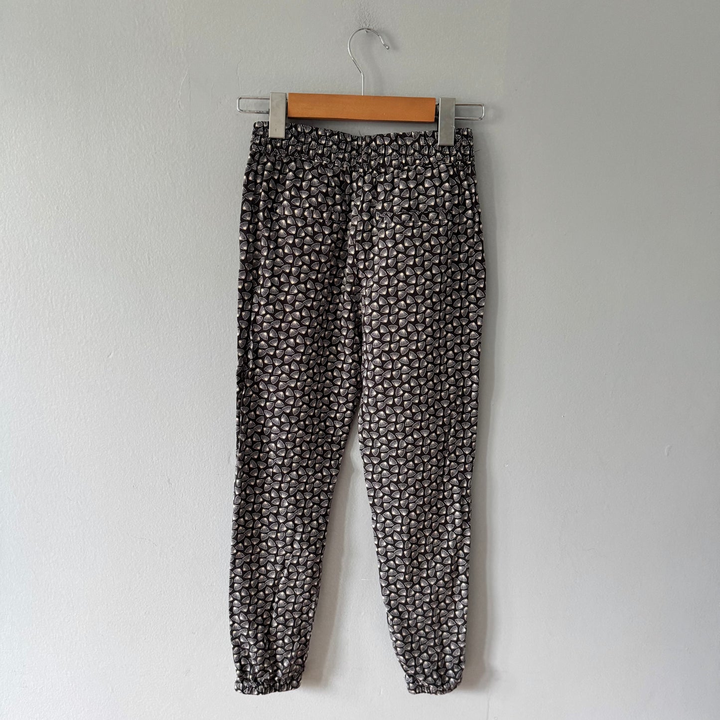 Okaidi / Black viscose pants / 7-8Y