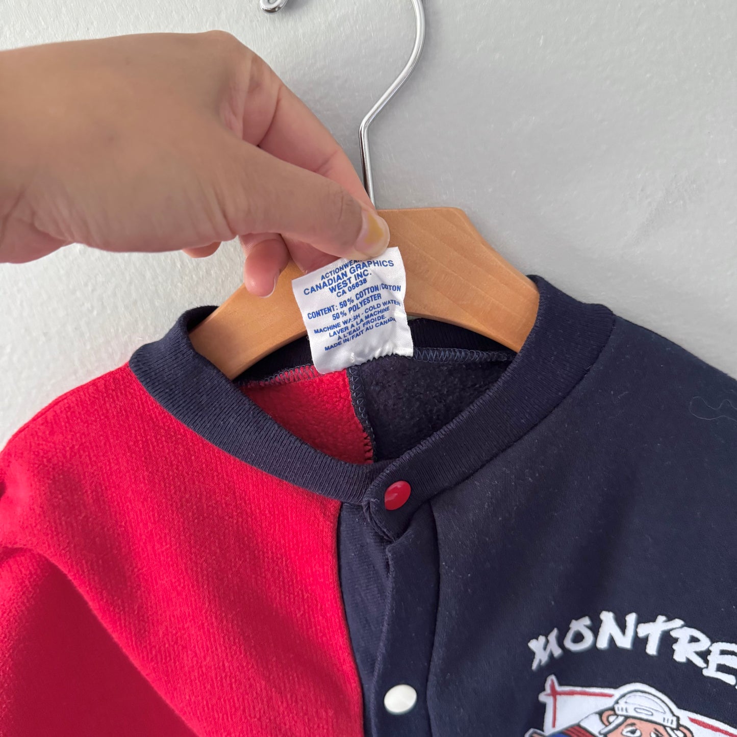 Vintage / NHL Montreal Canadiens crew romper / 24M