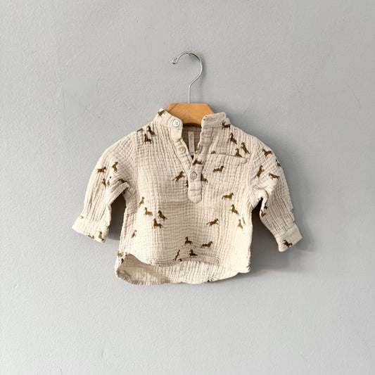 Rylee + Cru / Muslin shirt / 3-6M