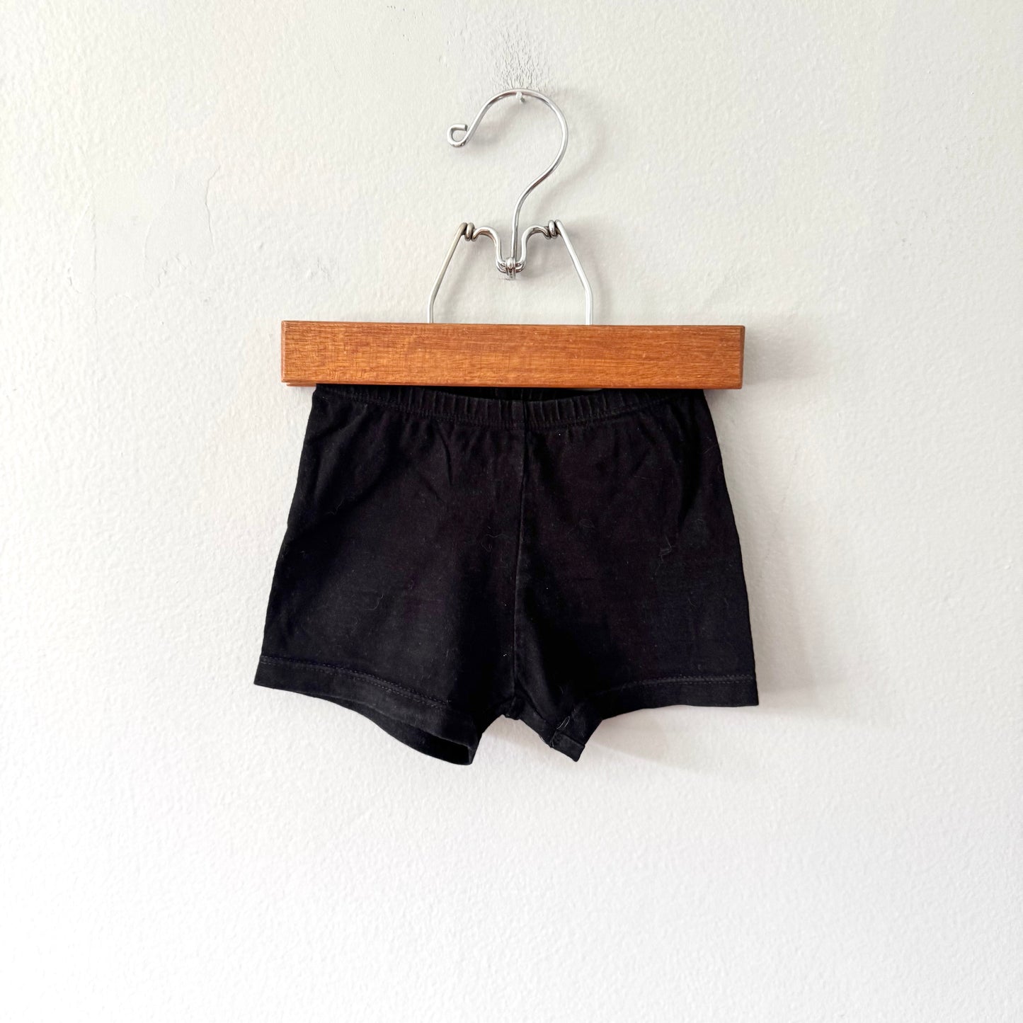 Mini Mioche / Black biker shorts / 12-18M
