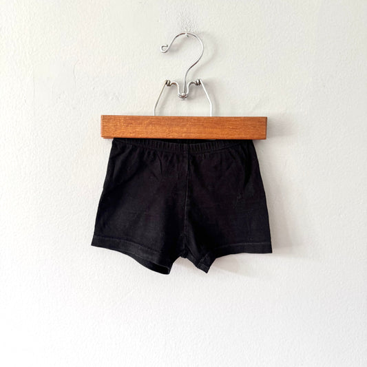 Mini Mioche / Black biker shorts / 12-18M