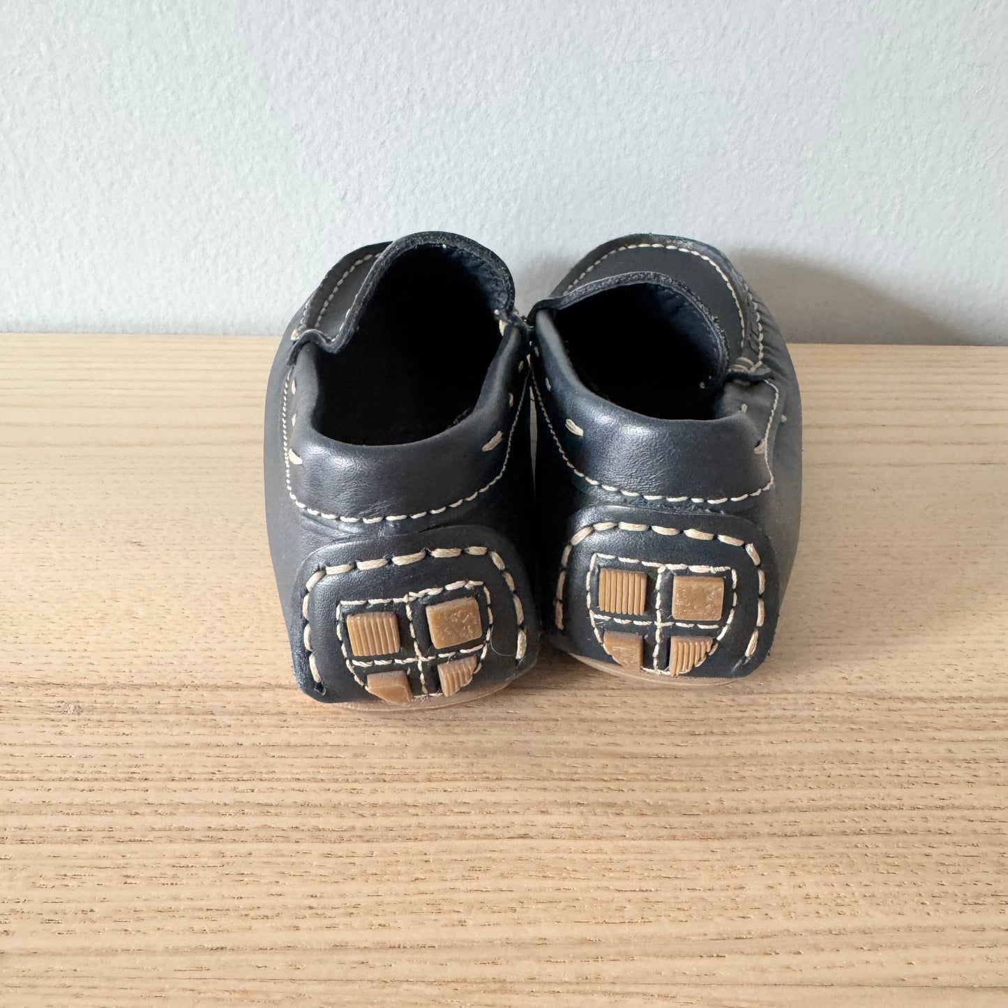 Jacadi / Navy leather shoes / EU26(US9)