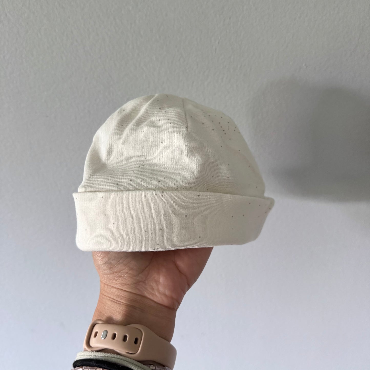 Pehr / White cotton cap / 6-12M