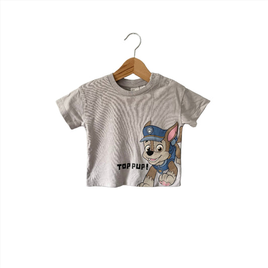 H&M / Chase T-shirt - Light grey / 4-6M