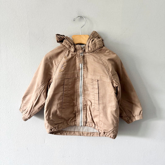 H&M / Beige cotton jacket / 12-18M