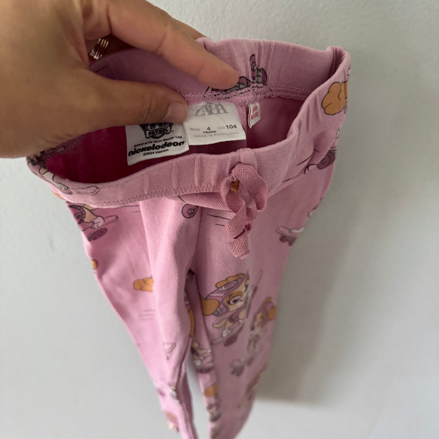 Zara x Paw Patrol / Skye leggings / 4Y