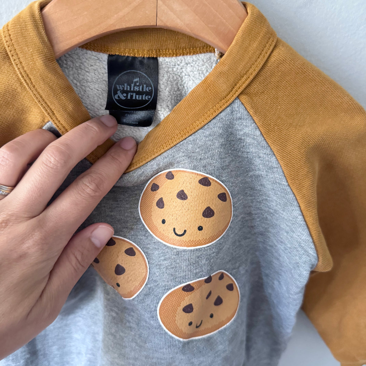 Whistle & Flute / Cookie sweatshirt / 1-2Y