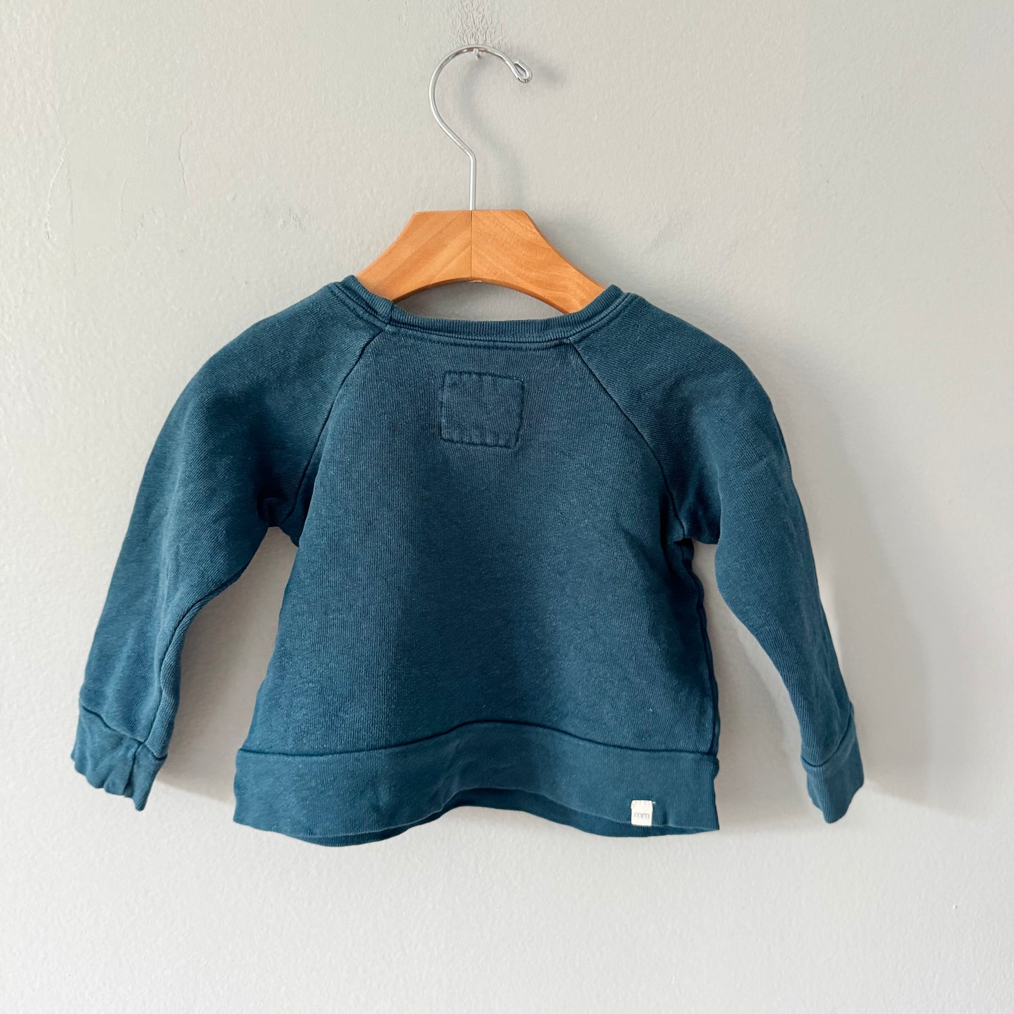 Mini mioche / Indigo blue sweatshirt / 6-12M