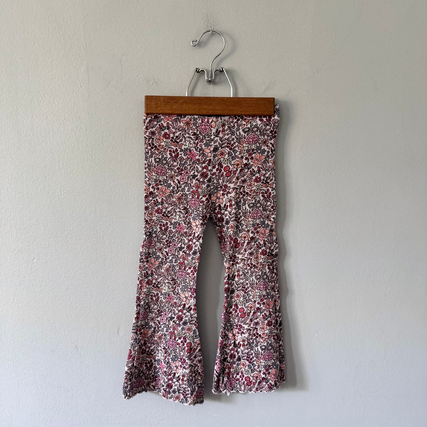 Next / Floral wide leggings / 3-4Y