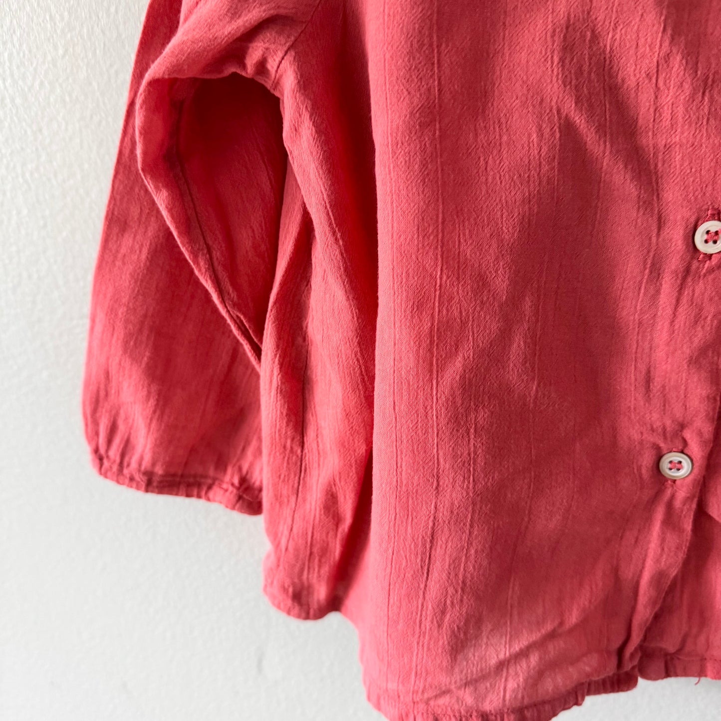 Bonton / Red brown blouse / 4Y