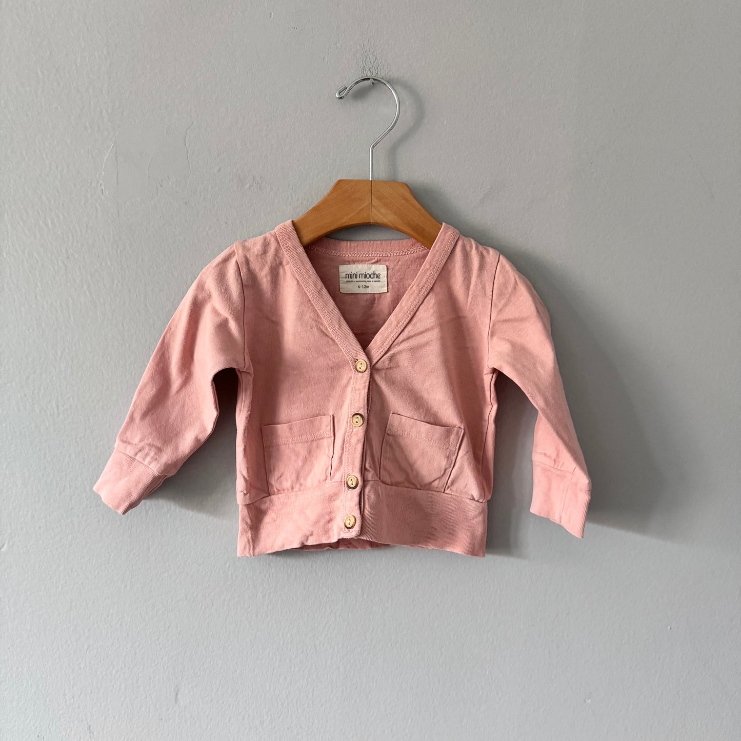 Mini mioche / Gilet orange clair / 6-12 mois