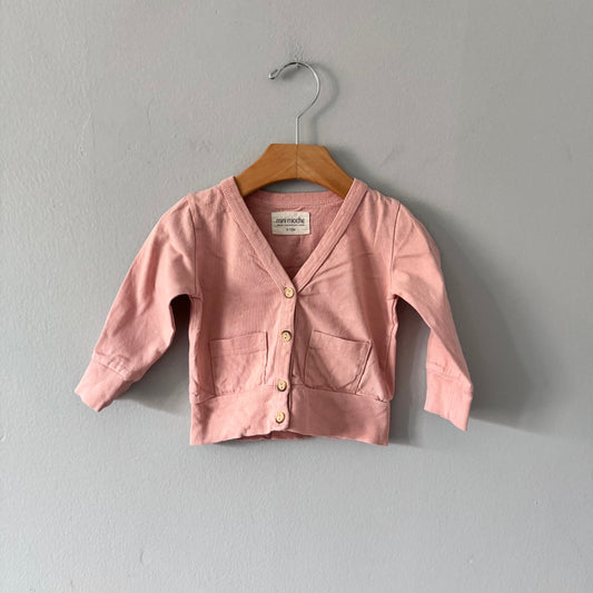 Mini mioche / Light orange cardigan / 6-12M