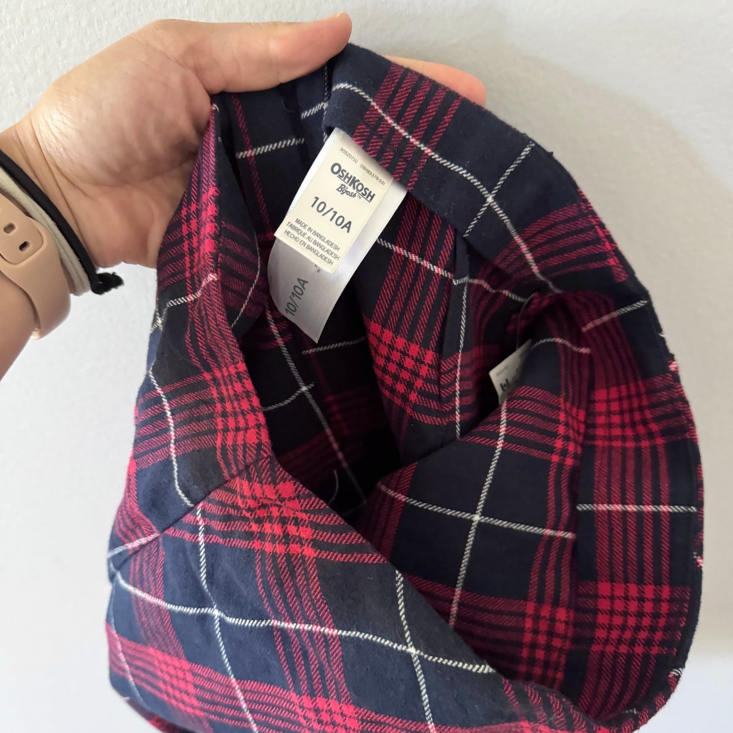 Oshkosh / Checked skirt / 10Y
