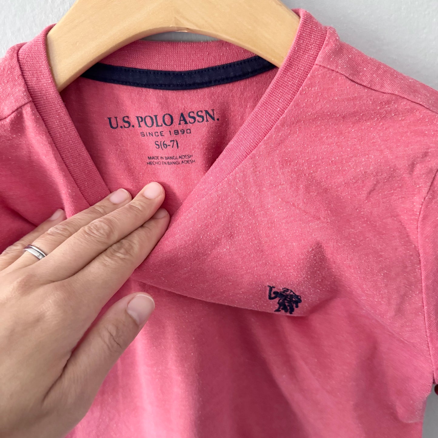US Polo Assn / Red T-shirt / 6-7Y
