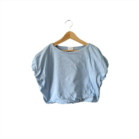 Zara / Light blue short sleeve top / 7Y