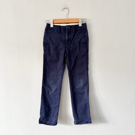 Gap / Navy chino slim pants / 7Y