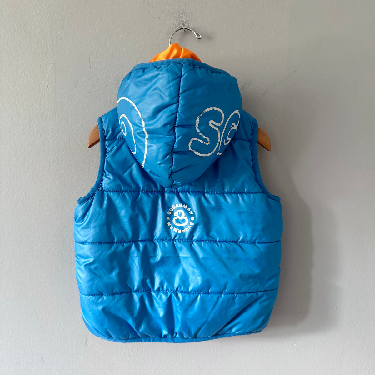 Sugarman / Blue puffer vest / 1Y