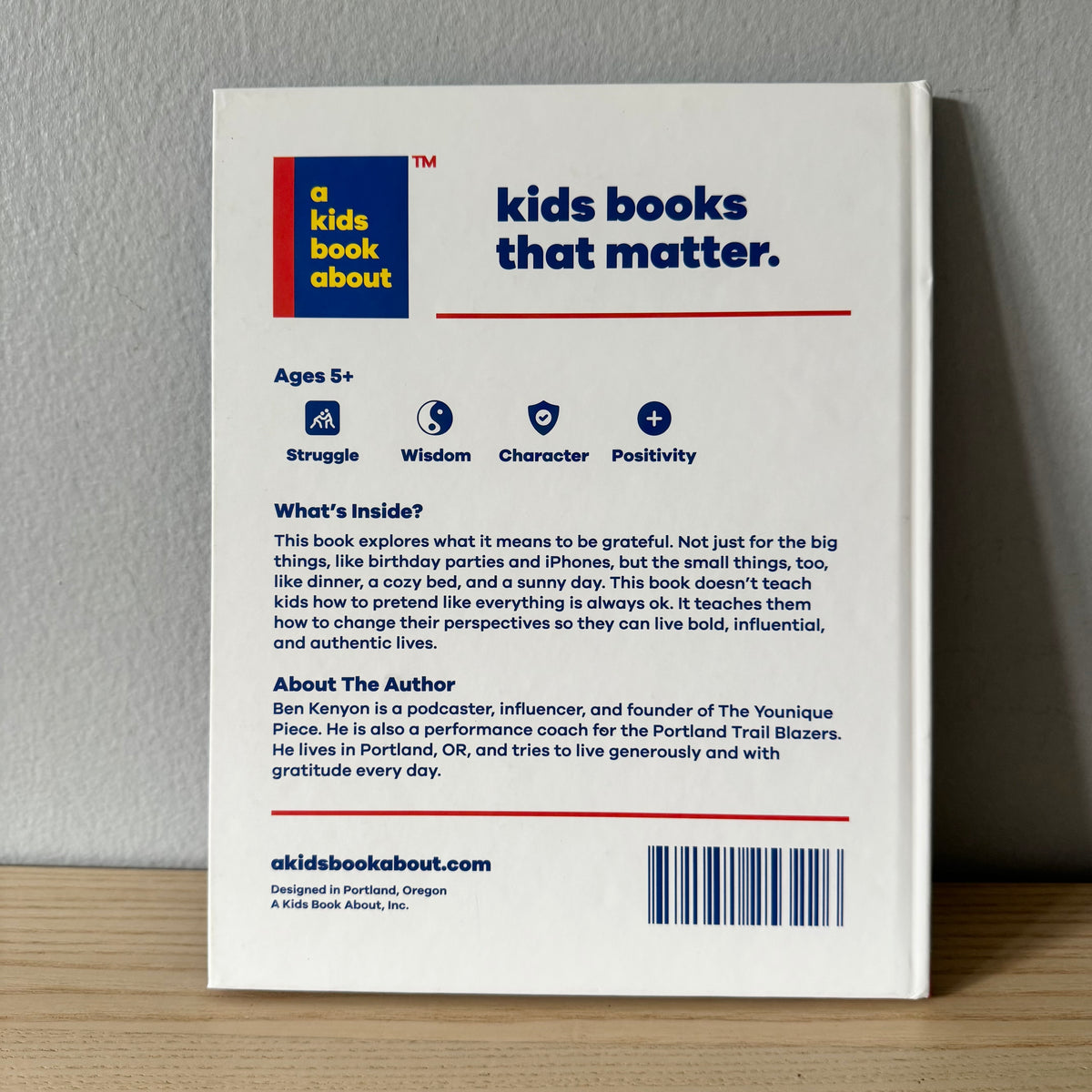a kids book about GRATITUDE / Ben Kenyon