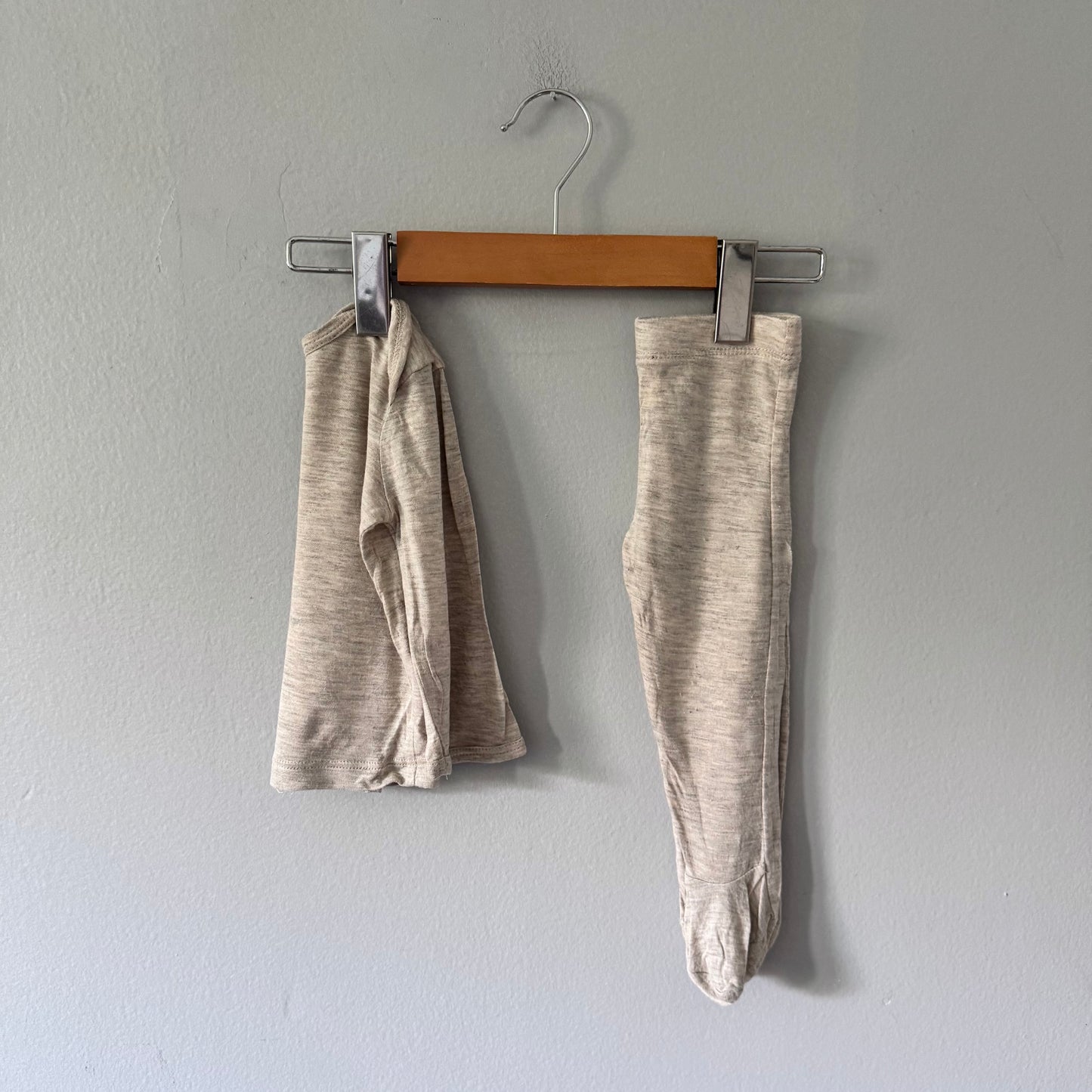 Solly baby / Beige grey set / 3-6M