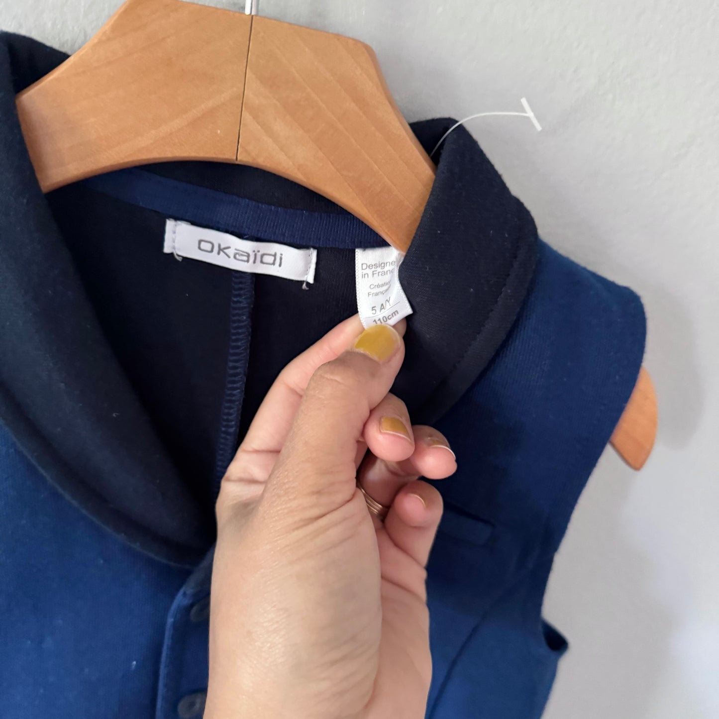 Okaidi / Navy vest / 5Y