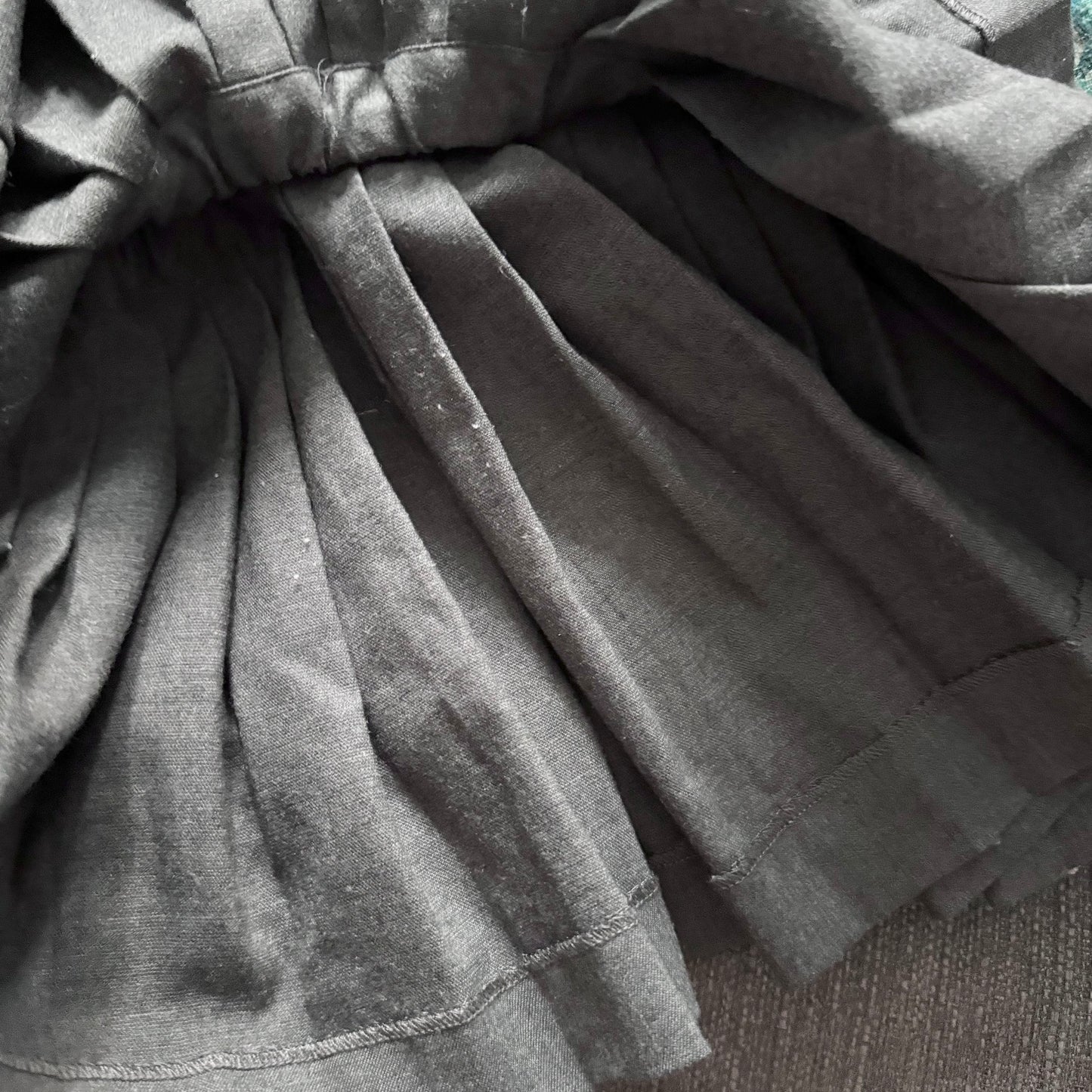Bonpoint / Grey pleated skirt / 4Y