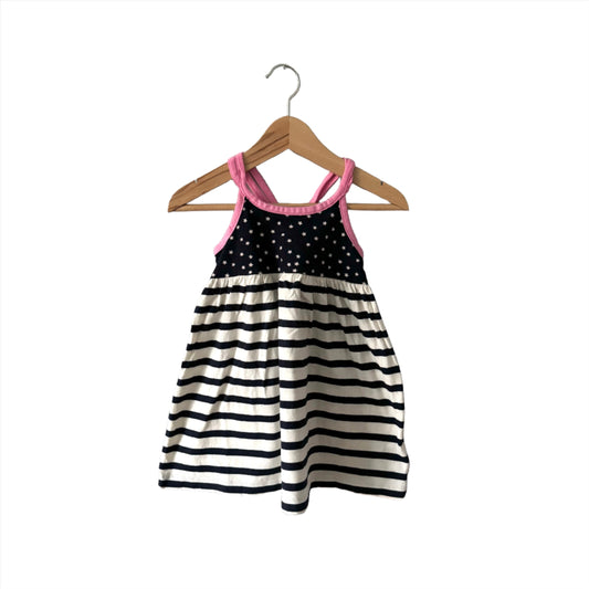 Gap / Pink cami x stripe summer dress / 2Y