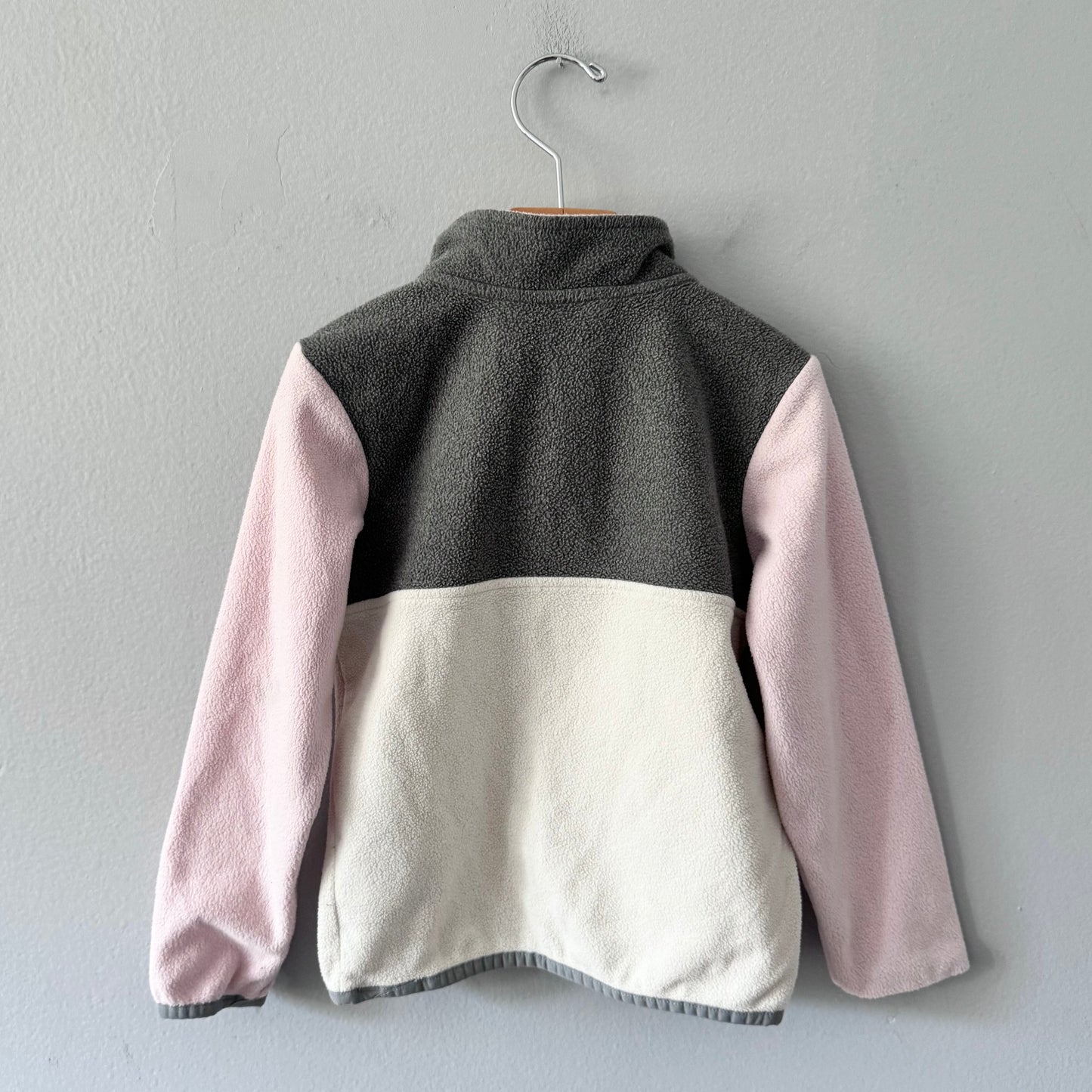 The North Face / Light pink x grey fleece / 4T