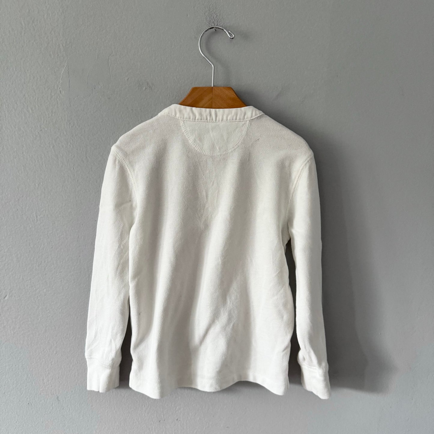 Polo Ralph Lauren / White polo long sleeve / 4T