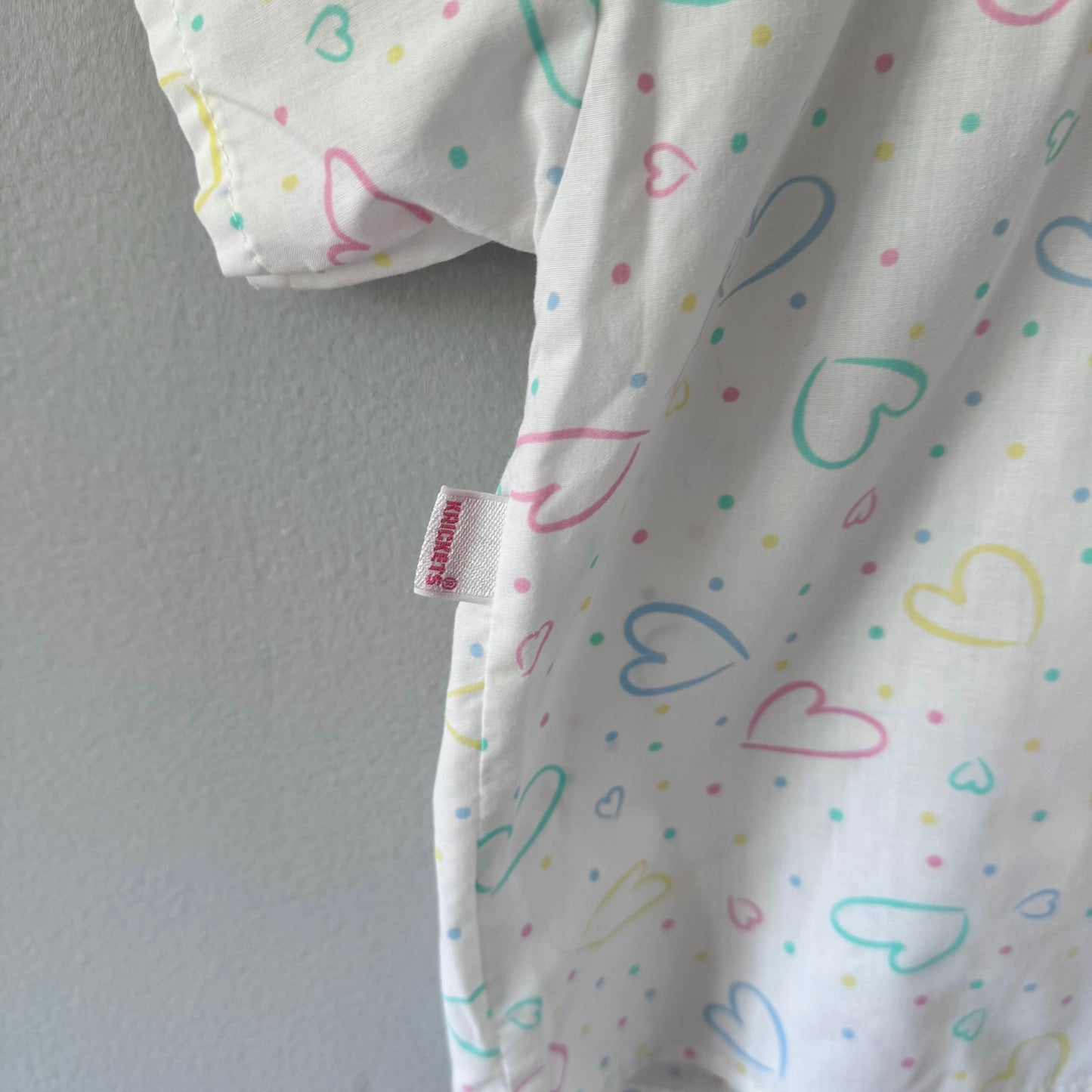 Vintage Krickets / White x heart shirt / 5Y