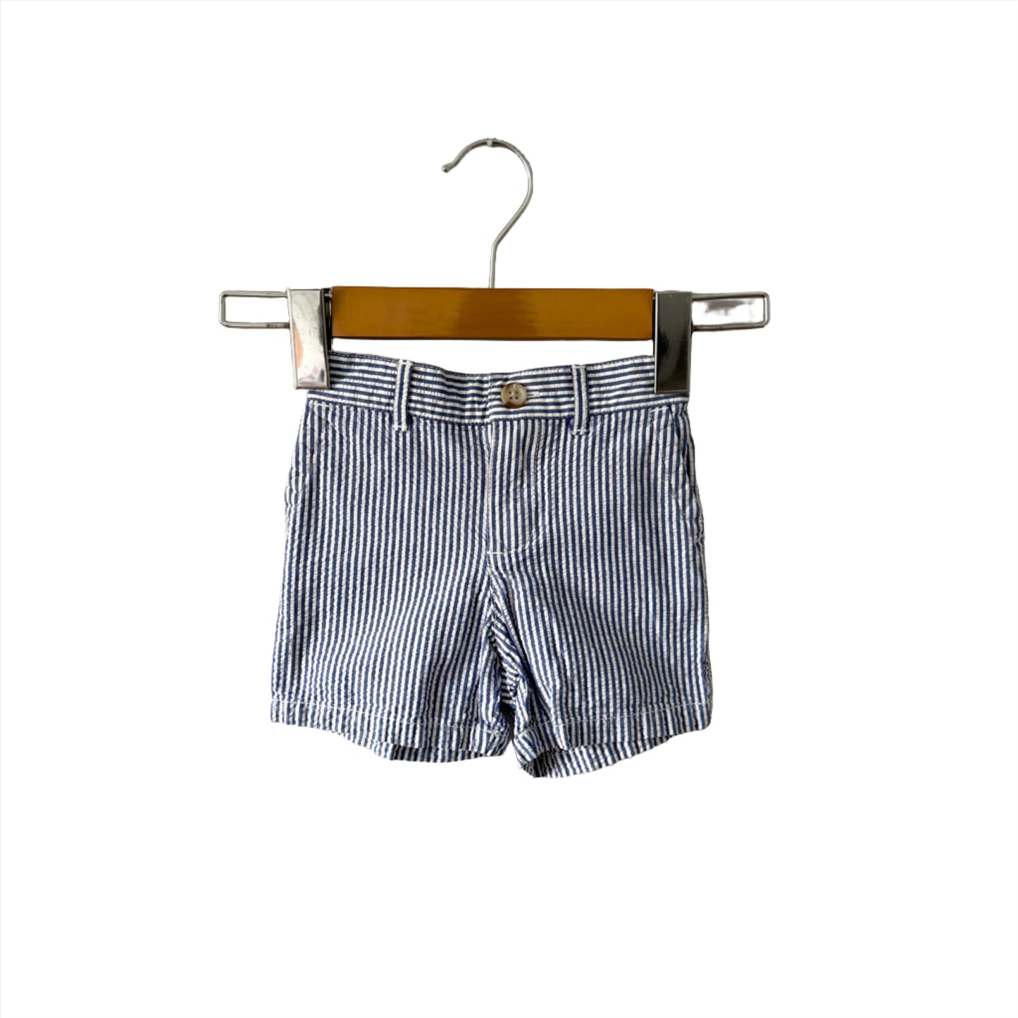 Polo Ralph Lauren / White x blue stripe shorts / 12M