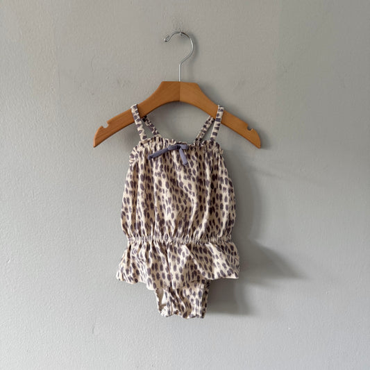 Gap / Beige x smokey purple swimwear / 6-12M