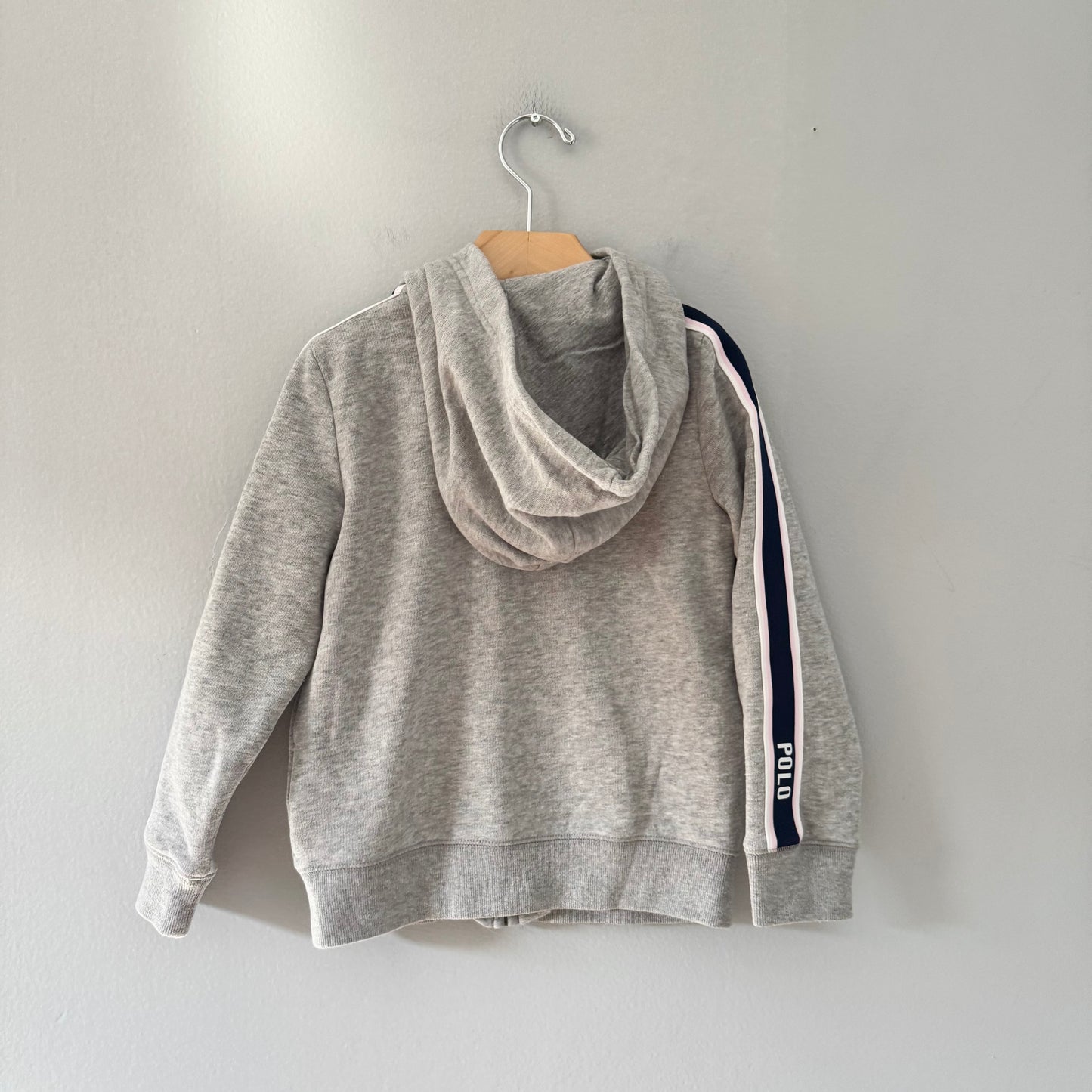 Polo Ralph Lauren	/ Light grey zip up hoodie / 6Y