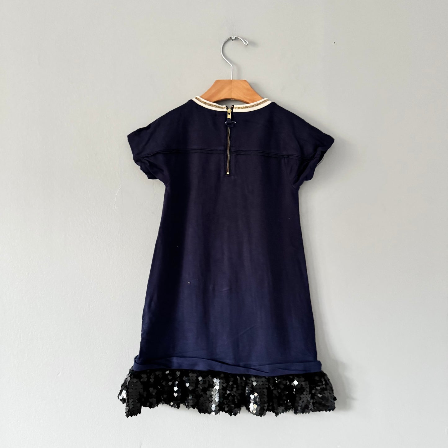 Crewcuts / Navy sequin dress / 5Y