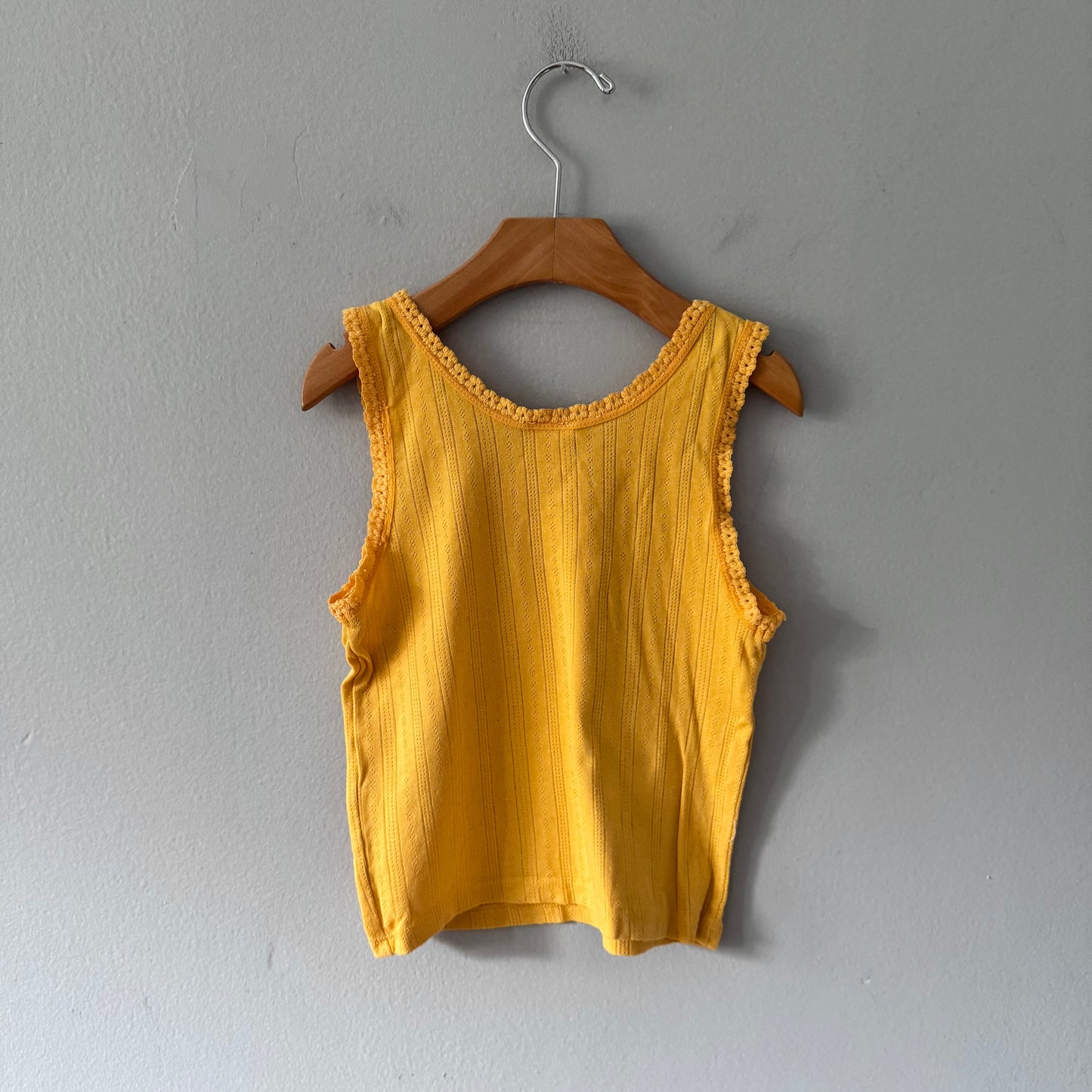 Zara / Yellow tank top / 8Y