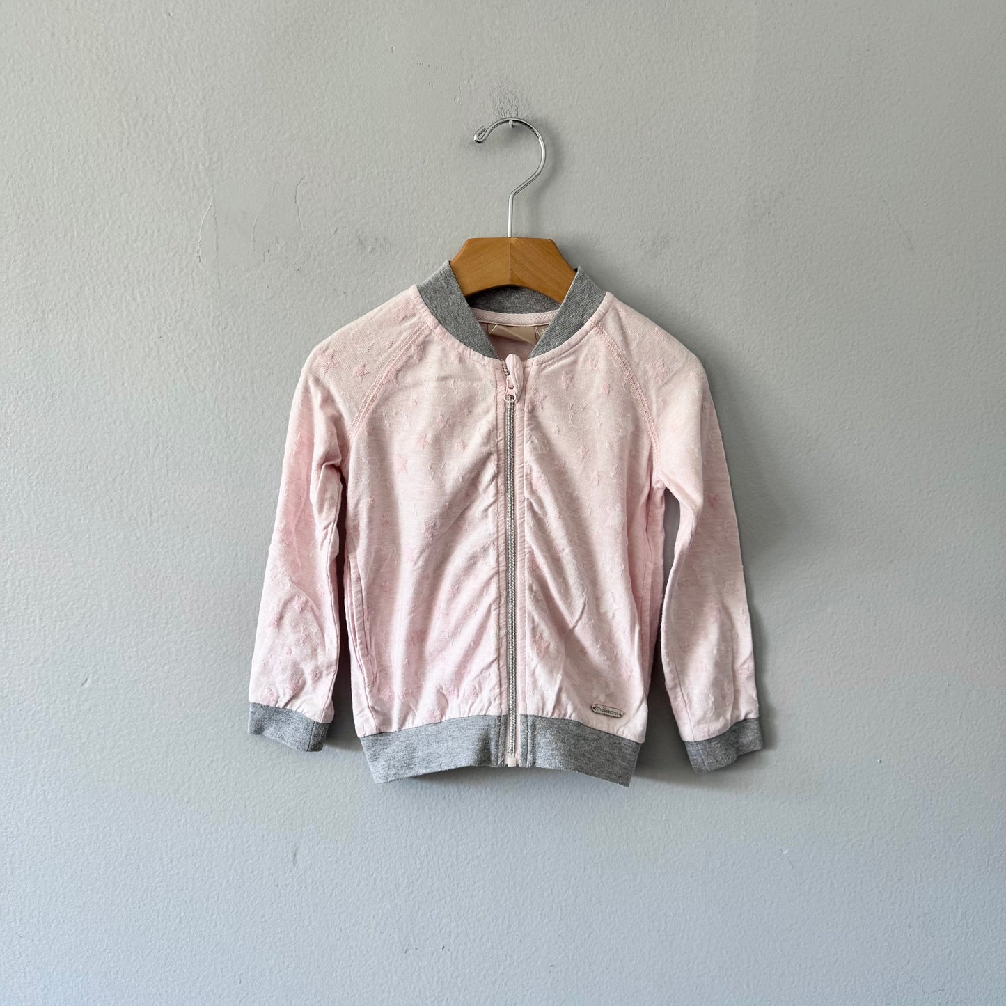 Chickee Duck / Light pink zip up  / 18-24M