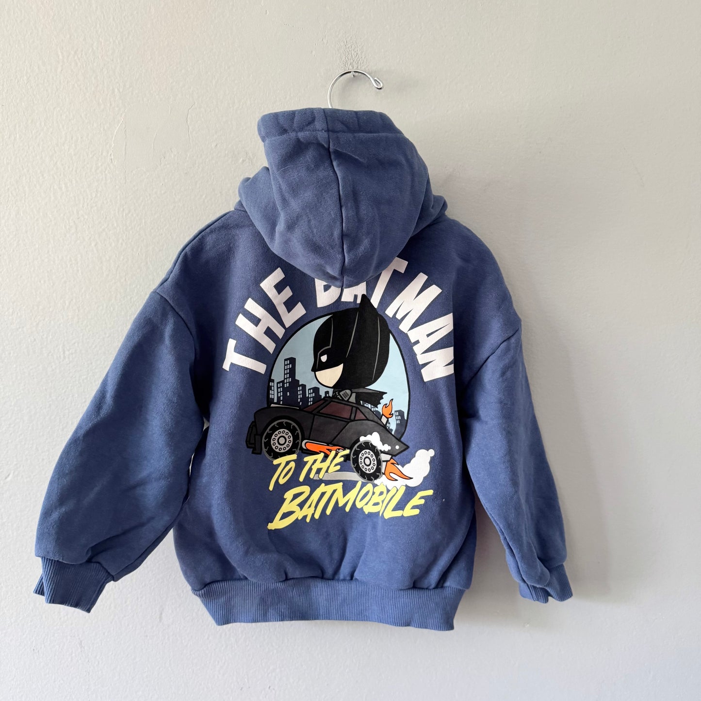 Zara x Batman / Navy hoodie / 5Y