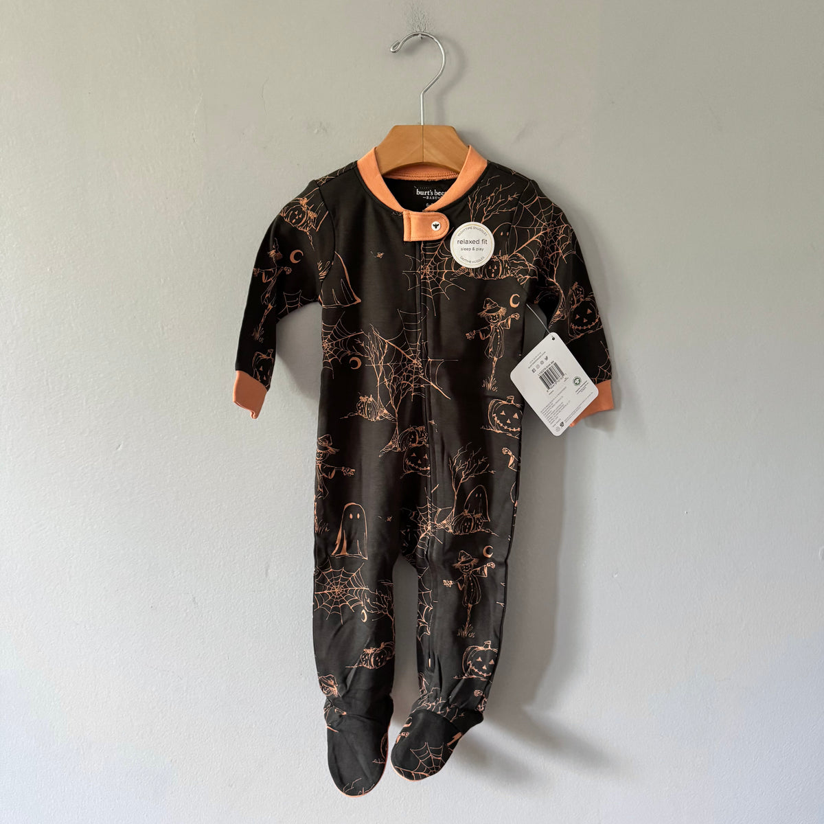 Burt's bees / Halloween romper / 9M - New with tag