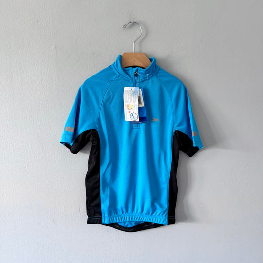 Grue / Rashguard bleu x noir / 7-8 ans - Neuf avec étiquette