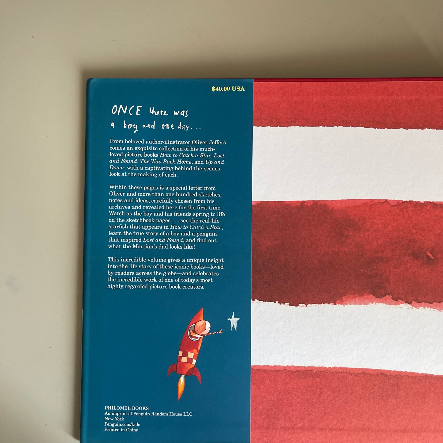 [Brand NEW] The BOY His Stories and How They Came to be / Oliver Jeffers