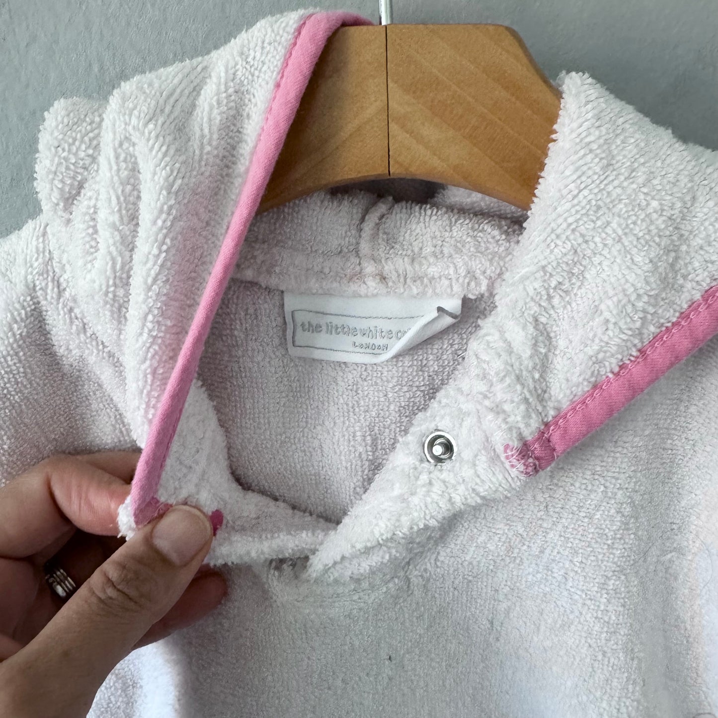The Little White Company / Poncho de bain / 0-6M