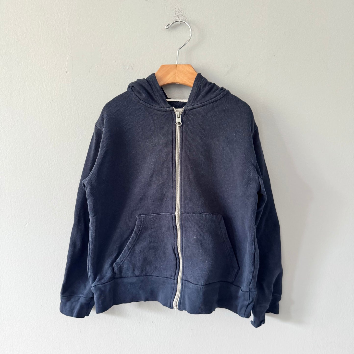 Mini mioche / Navy zip up hoodie / 5-6Y