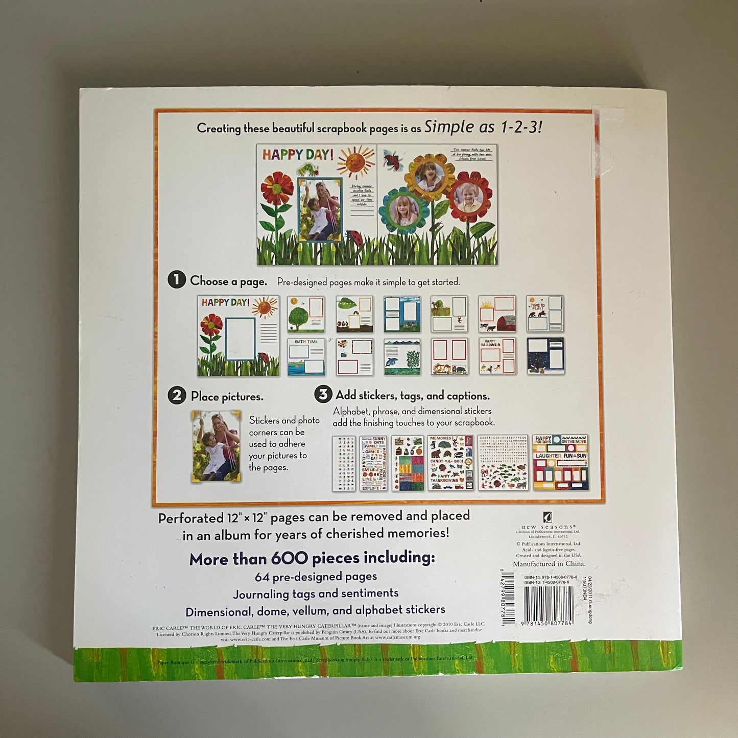 [Brand New] The World of Eric Carle - Deluxe Scrapbooking Simple 1-2-3