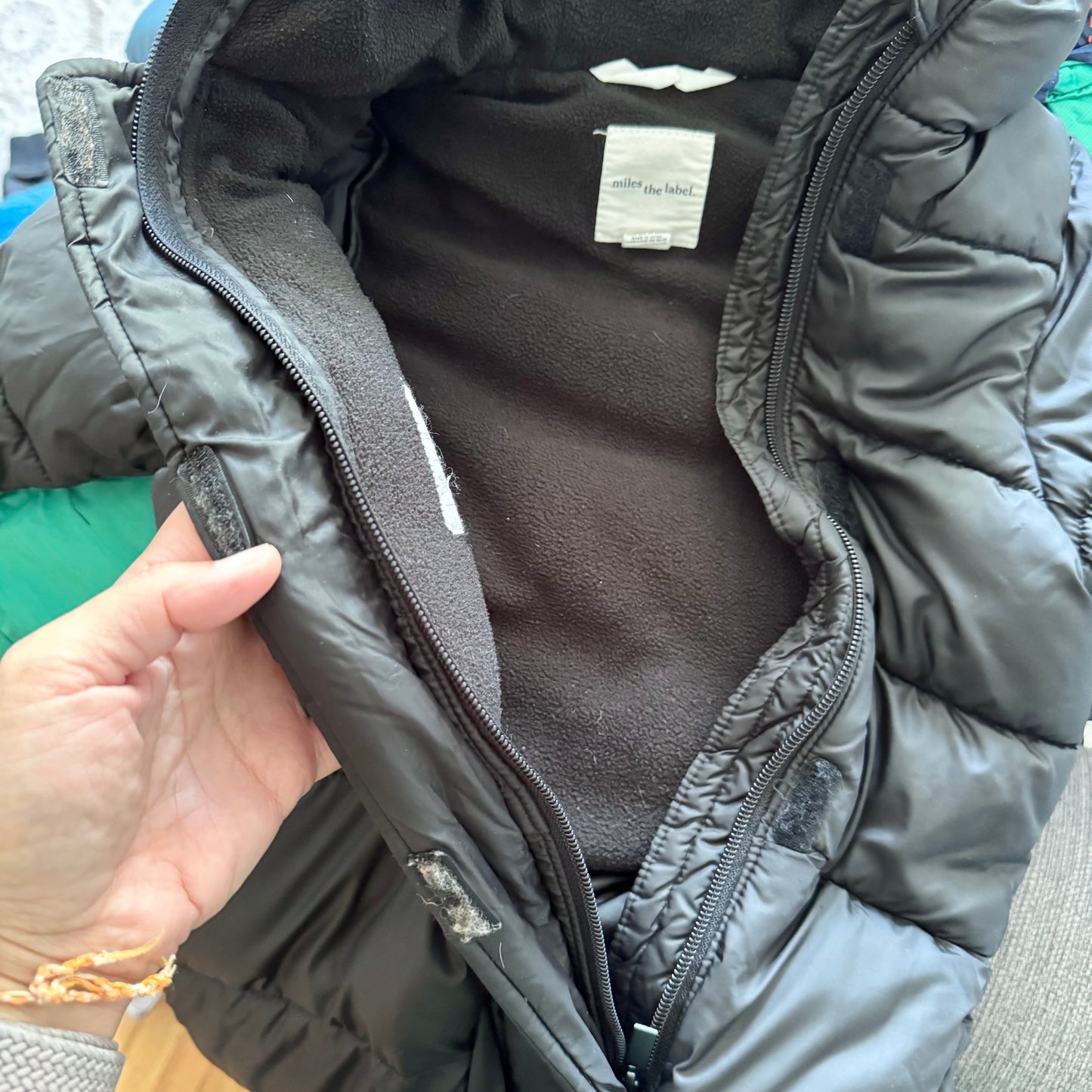 Miles the label / Black snow suit / 12M