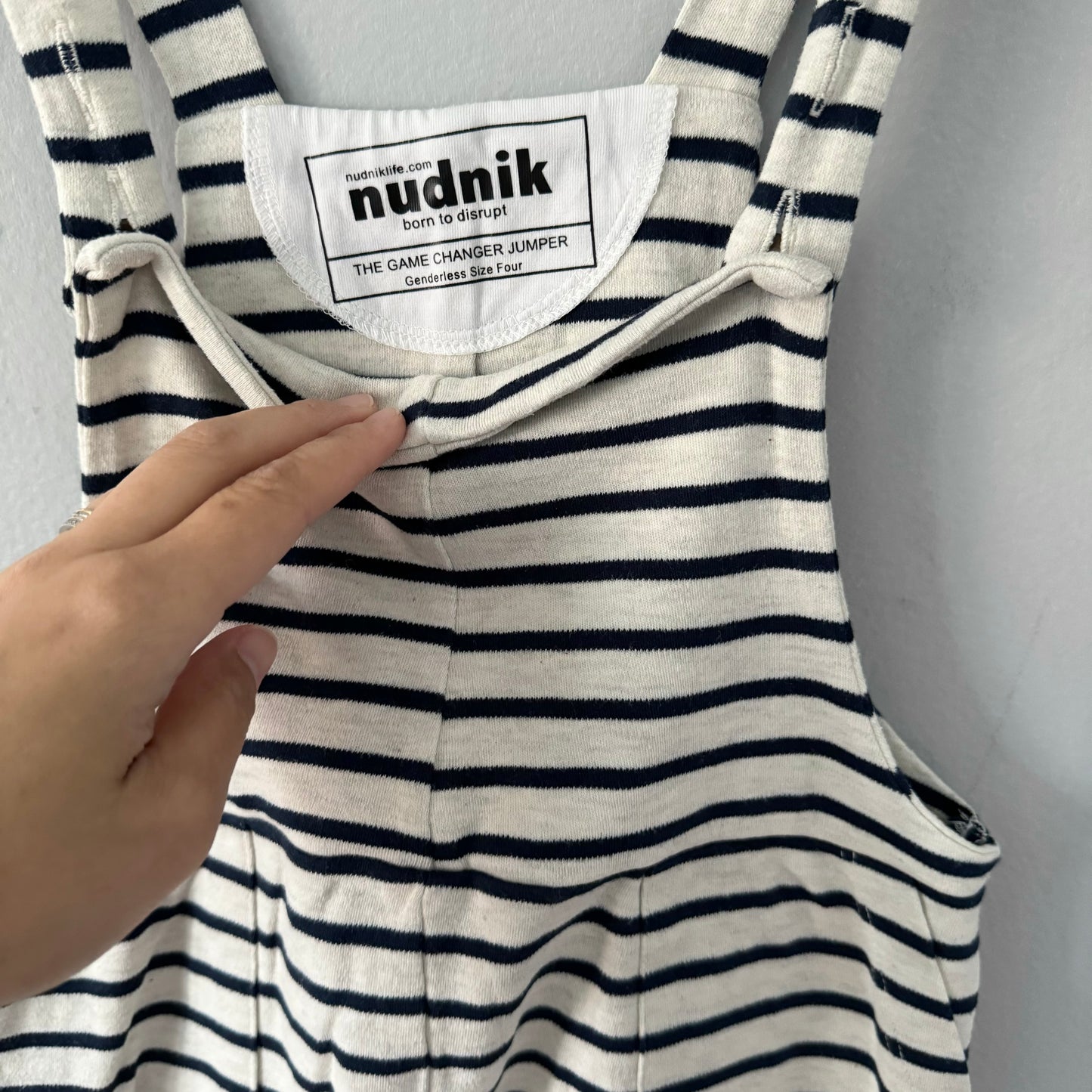 Nudnik / The game changer jumper - stripe / 4Y