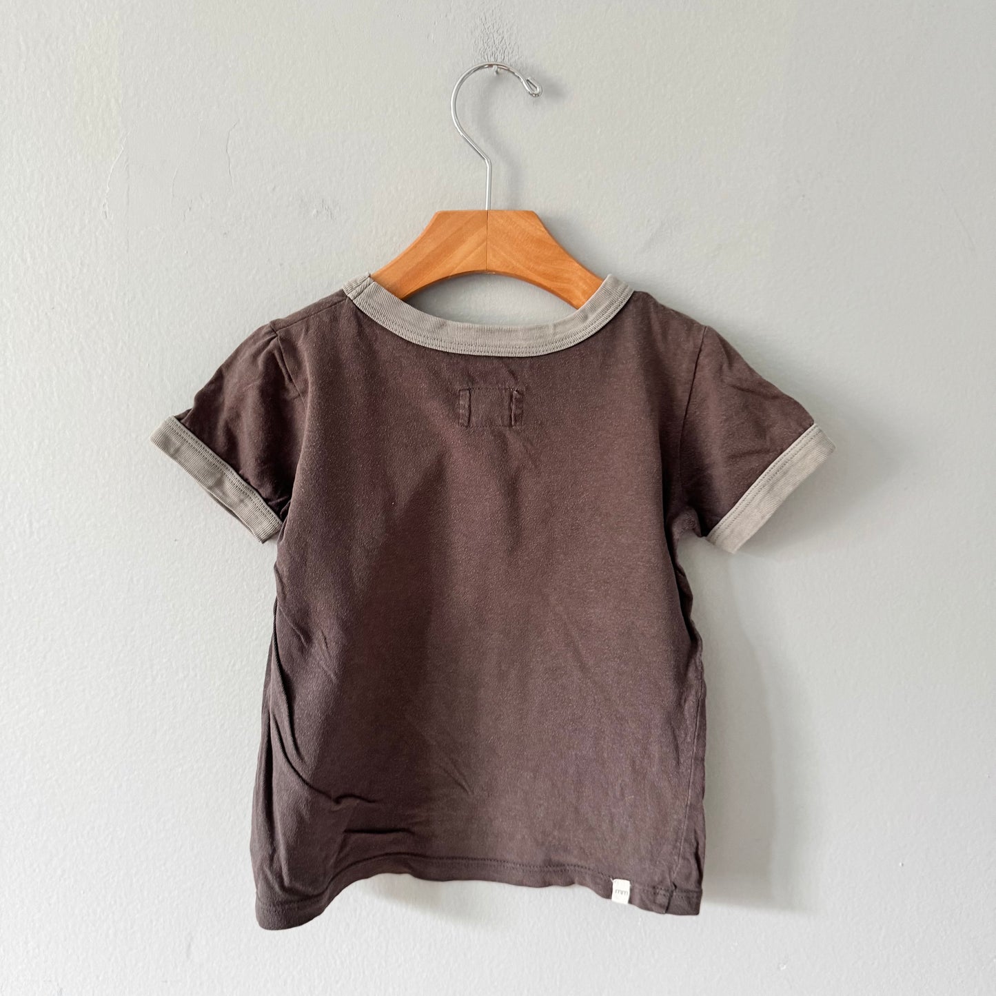 Mini mioche / Dark grey x blueT-shirt / 3-4Y