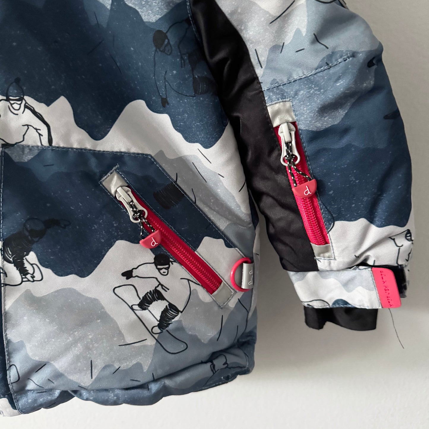 Deux par Deux / Navy x snowboarding snow jacket / 2Y
