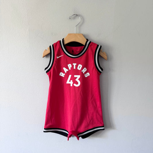 NBA / Nike x Raptors jersey romper / 18M