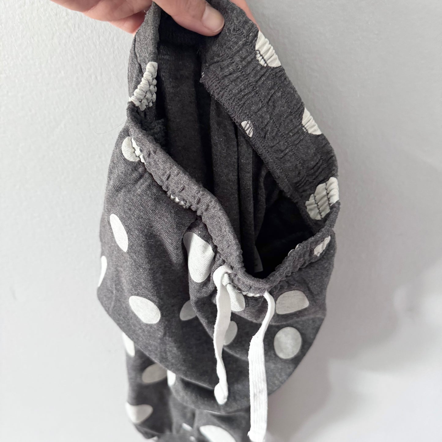 Stem / Dark grey x dots harem pants / 3Y